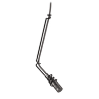 MINIATURE CARDIOID CONDENSER HANGING MICROPHONE,120&#176; ACCEPTANCE ANGLE, 25.0&#39;(7.6M), CABLE TERMINATED